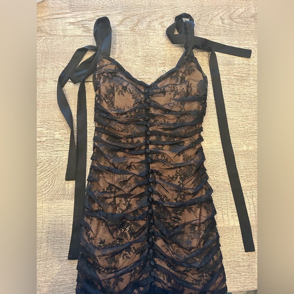 For Love and Lemons Black Lace Dress - Picture 2 of 3